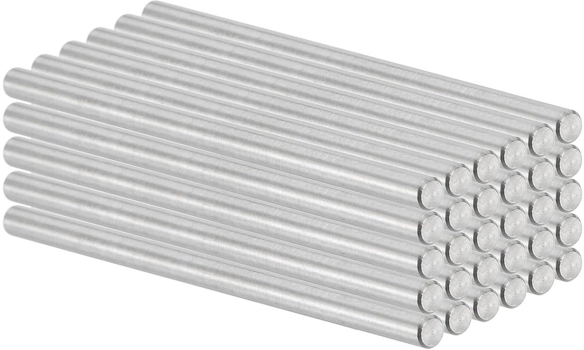 3 mm x 60 mm cilindrische pennen van roestvrij staal, 304 stuks 304 pennen, planksteunen, metalen bevestiging voor planken, componenten, meubelmontage, zilver