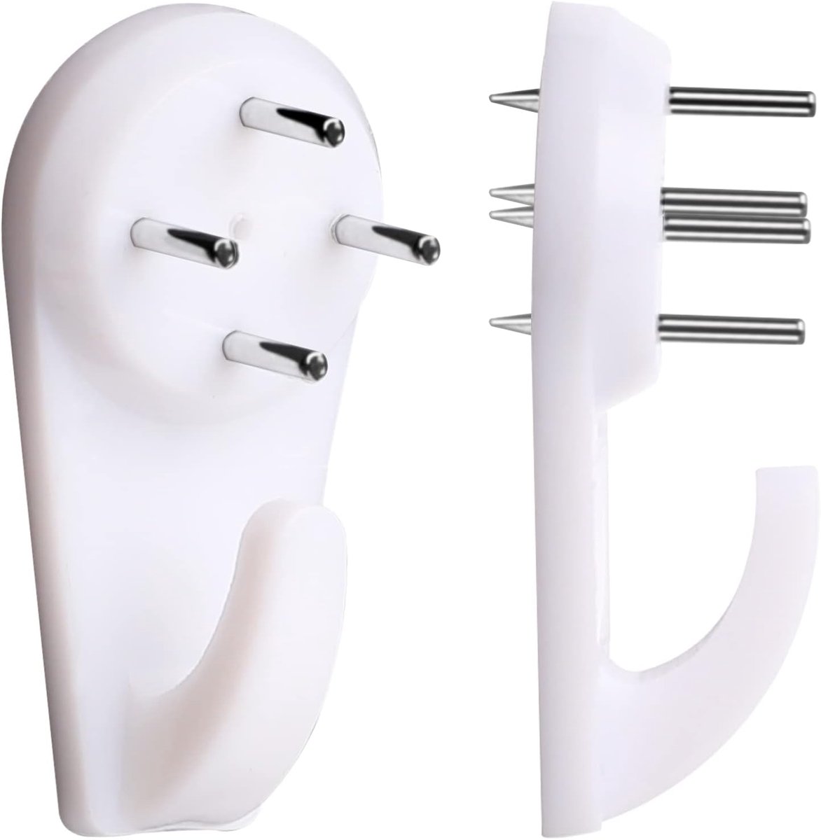 50 stuks fotohaken zonder boren, fotohangers, onzichtbare wandhaken, gipsplaten, frame, haken, multifunctioneel, foto-ophanghaken voor trouwfoto's, hangende lijst, klokken, spiegels