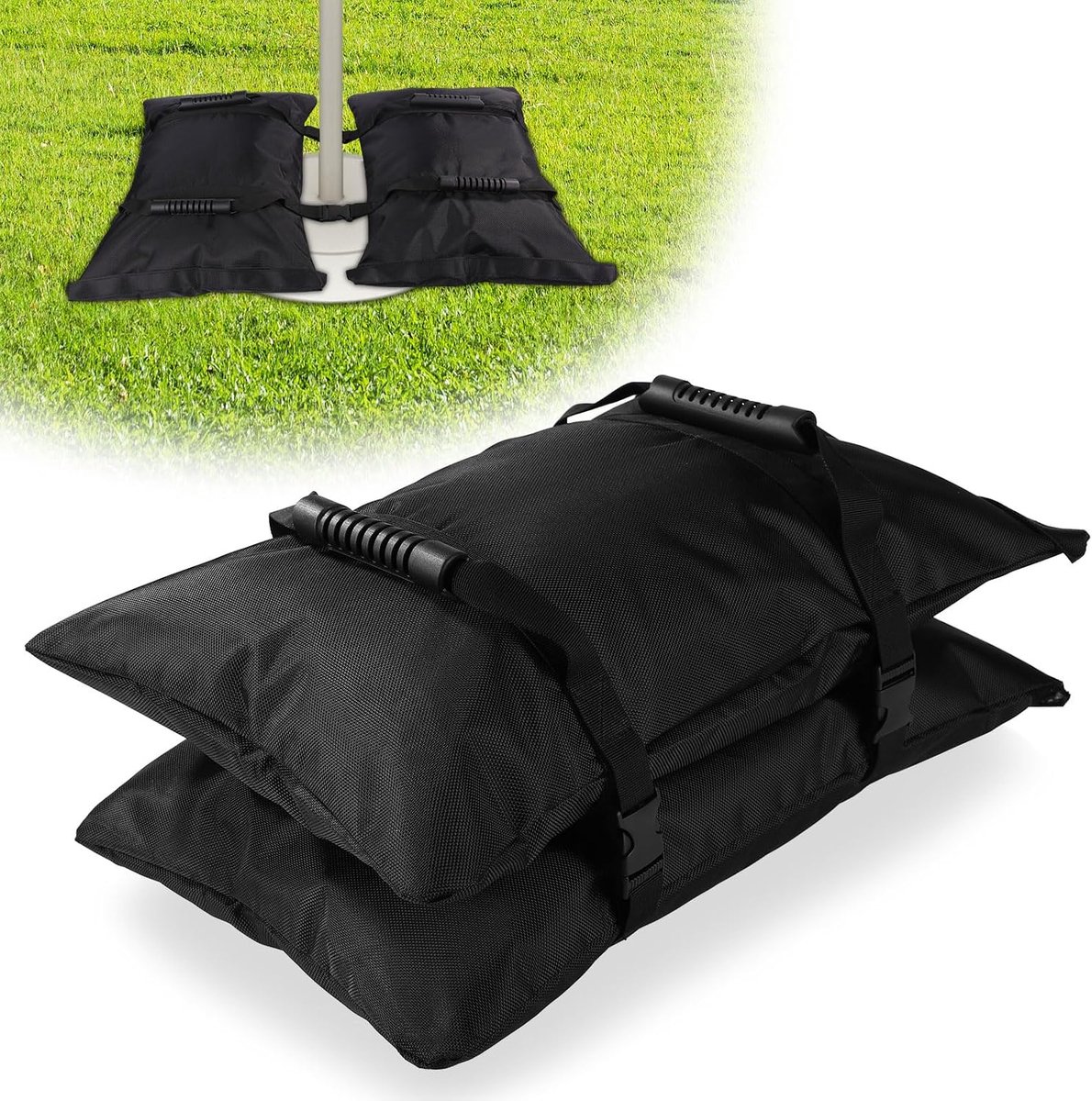 Paraplu voetgewichten sandzakken 50x34cm - 1680D Oxford stof - vulbare zandzakken - stabiel voor tuinmeubilair - ShopVlot