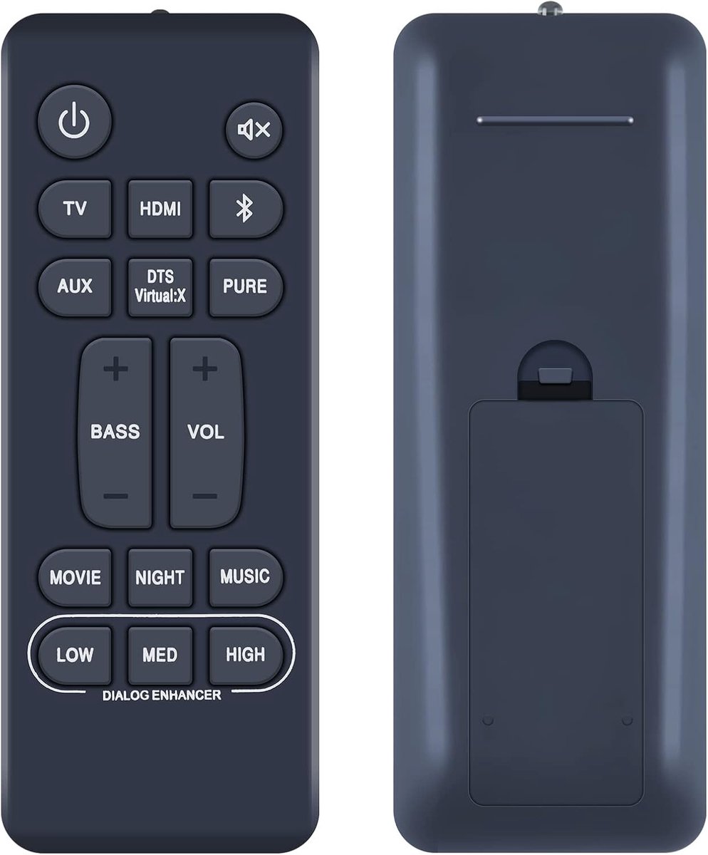 Afstandsbediening voor Denon soundbar - compacte vervanger - geen installatie nodig - perfect in de hand - ShopVlot