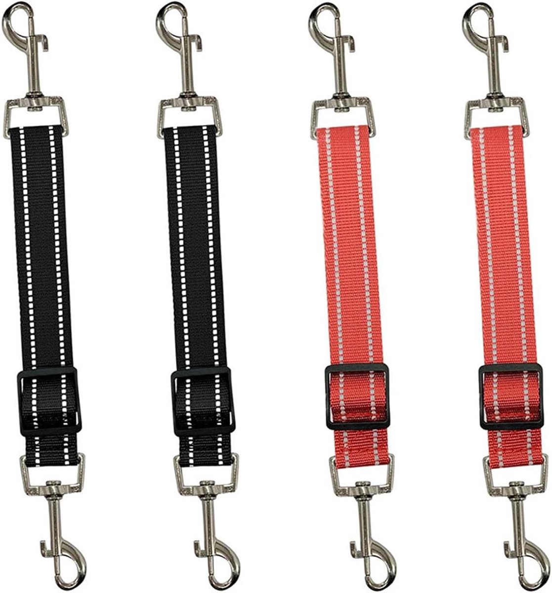 Hondveiligheidsclip 4pcs - Dubbelzijdige hondenhalsband clip - Verstelbare hondenhalsband - ShopVlot