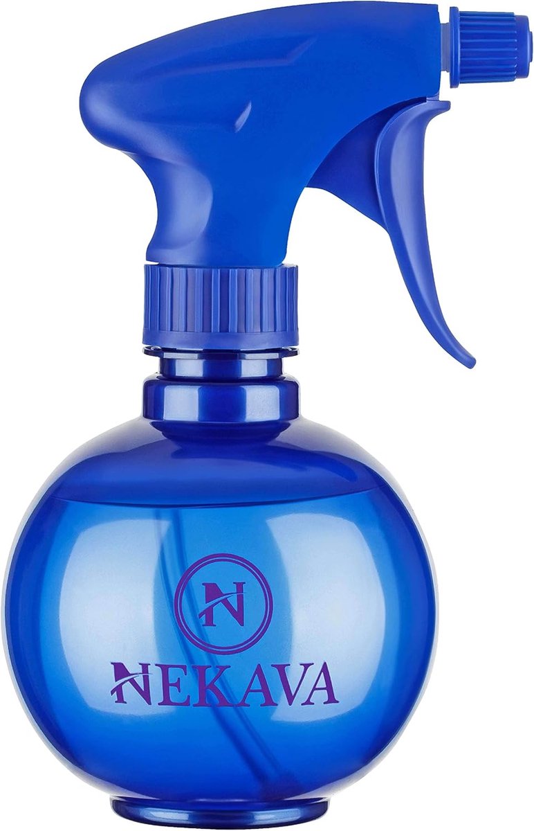Sprayfles 350ml - hoogglans blauw - parel effect - ideaal voor planten - ShopVlot