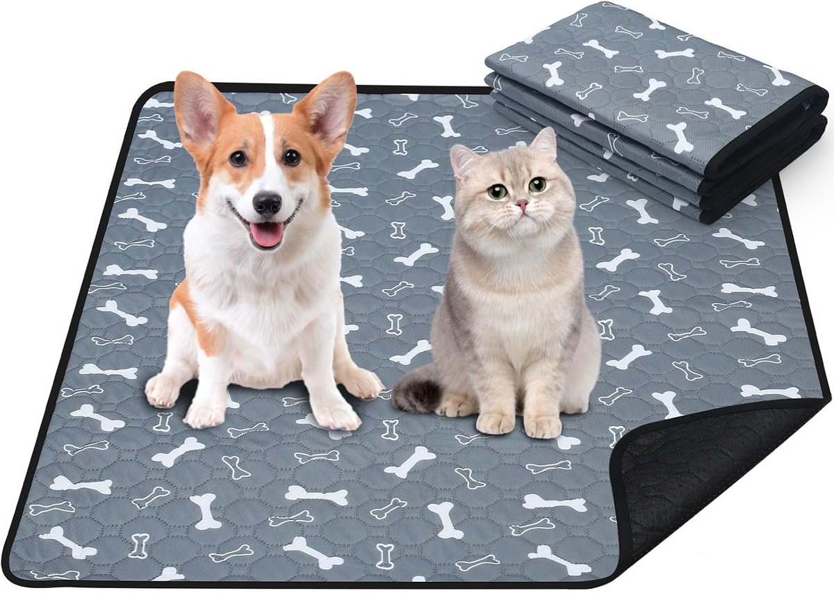 Wasbare huisdier urinepads 70 x 100 cm - hoge absorptie - lekbestendig - houdt uw huisdier droog - ShopVlot