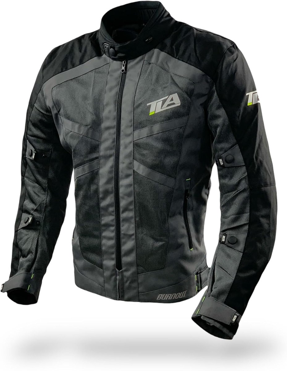 Motorjack voor mannen - 2-laags met CE protectors - ademend en waterdicht - ideaal voor winter en zomer - ShopVlot