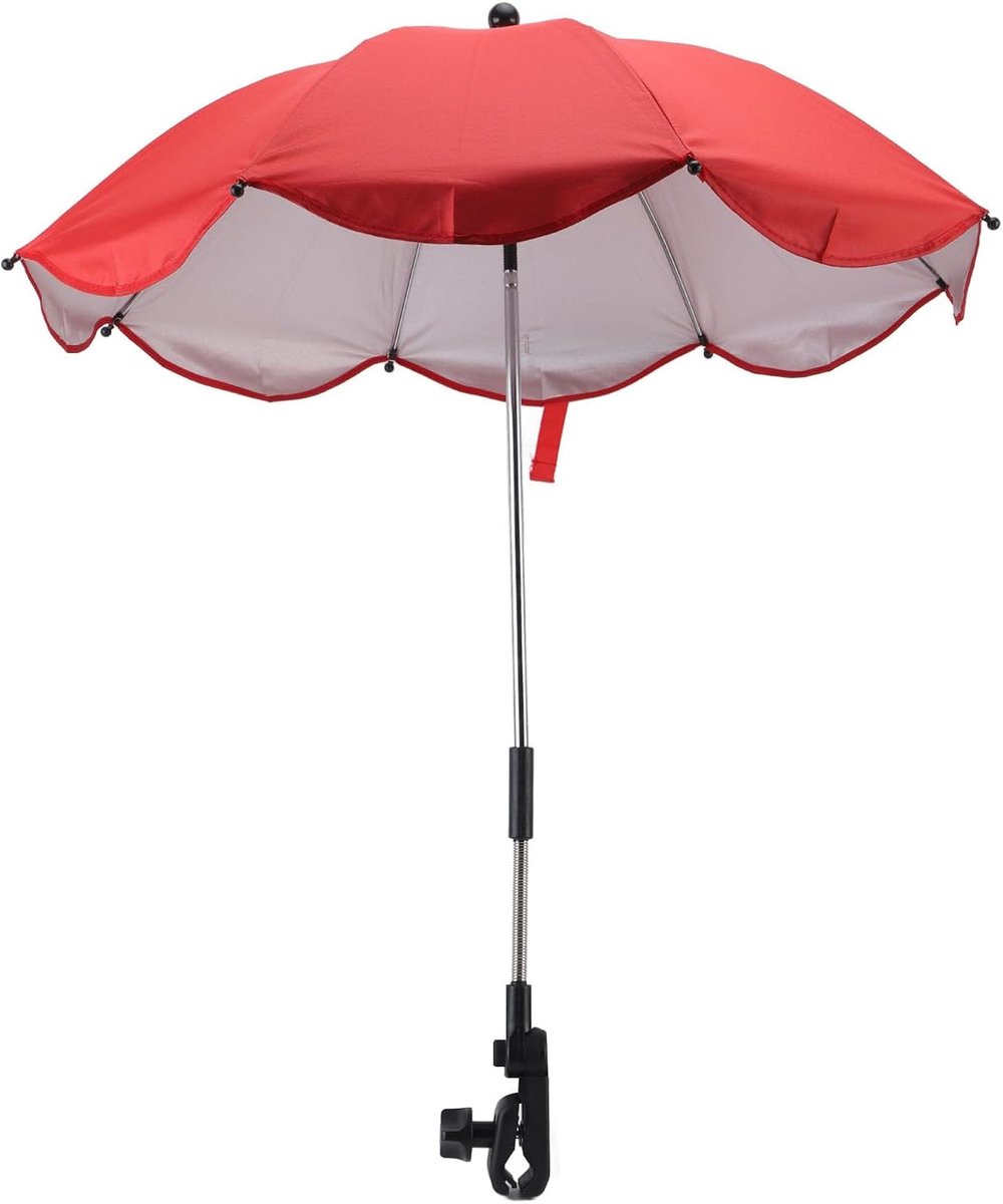 Stroller Parasol 14 inch - Universele Parasol met Klem - UV Bescherming - Ideaal voor Kinderwagen - ShopVlot