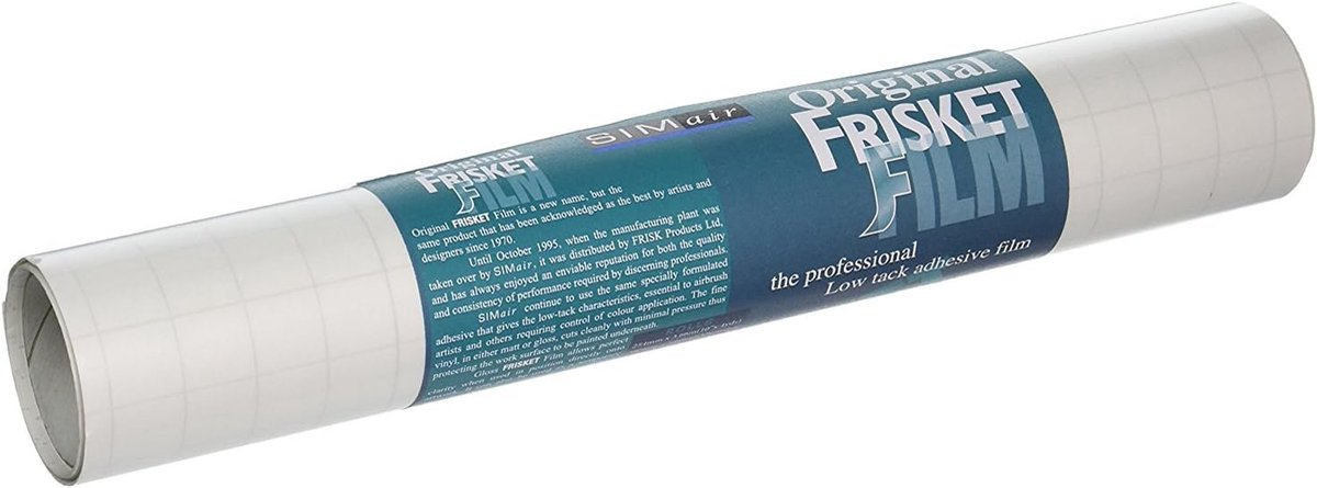 Maskerfolie 381 x 3,66 mm - Wit - Laag hechtend - Ideaal voor airbrushen - ShopVlot