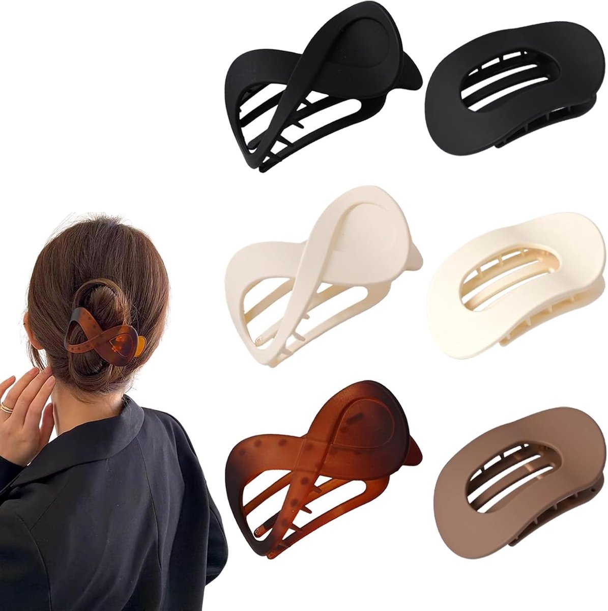 Klemmen, vintage haarspelden voor dames, platte haarklemmen, Franse haarklemmen, houdt binnentanden haar voor dagelijks gebruik, ontspanning