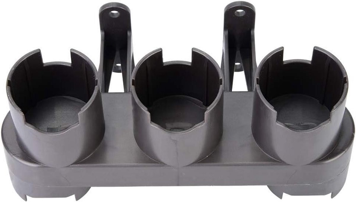 Accessoirehouder Stofzuiger - Organizer Wandmontage - Hulpstukken Opbergen - Grote Capaciteit - 19D x 9W x 9H cm - Wit