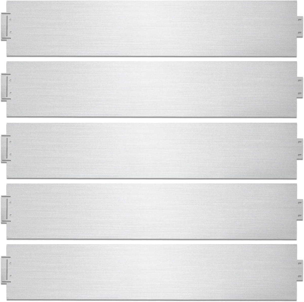 Metalen bedomranding, 20 m x 15 cm (l x h), verzinkte maaikant, verschillende lengtes verkrijgbaar, perkomranding, 5 m, 10 m, 15 m, 20 m, 25 m, 30 m, 35 m, 40 m, 45 m, 50 m