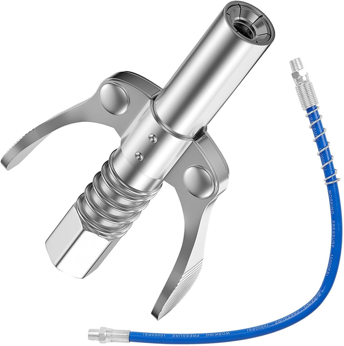 Vetpompmondstuk,Vetpomp voor smeernippels Vetpomp met een slang van 30 cm Dubbele handgreep en G-type aansluiting Voor standaard M6/M8/M10/M12/M14