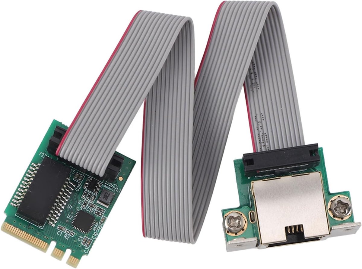 2.5G Ethernet-kaart RTL8125B Industriële Besturingsnetwerkkaart Industriële PCIExpress Netwerkadapter RJ45 M.2 A E Naar RTL8111H Gigabit Ethernet-kaart