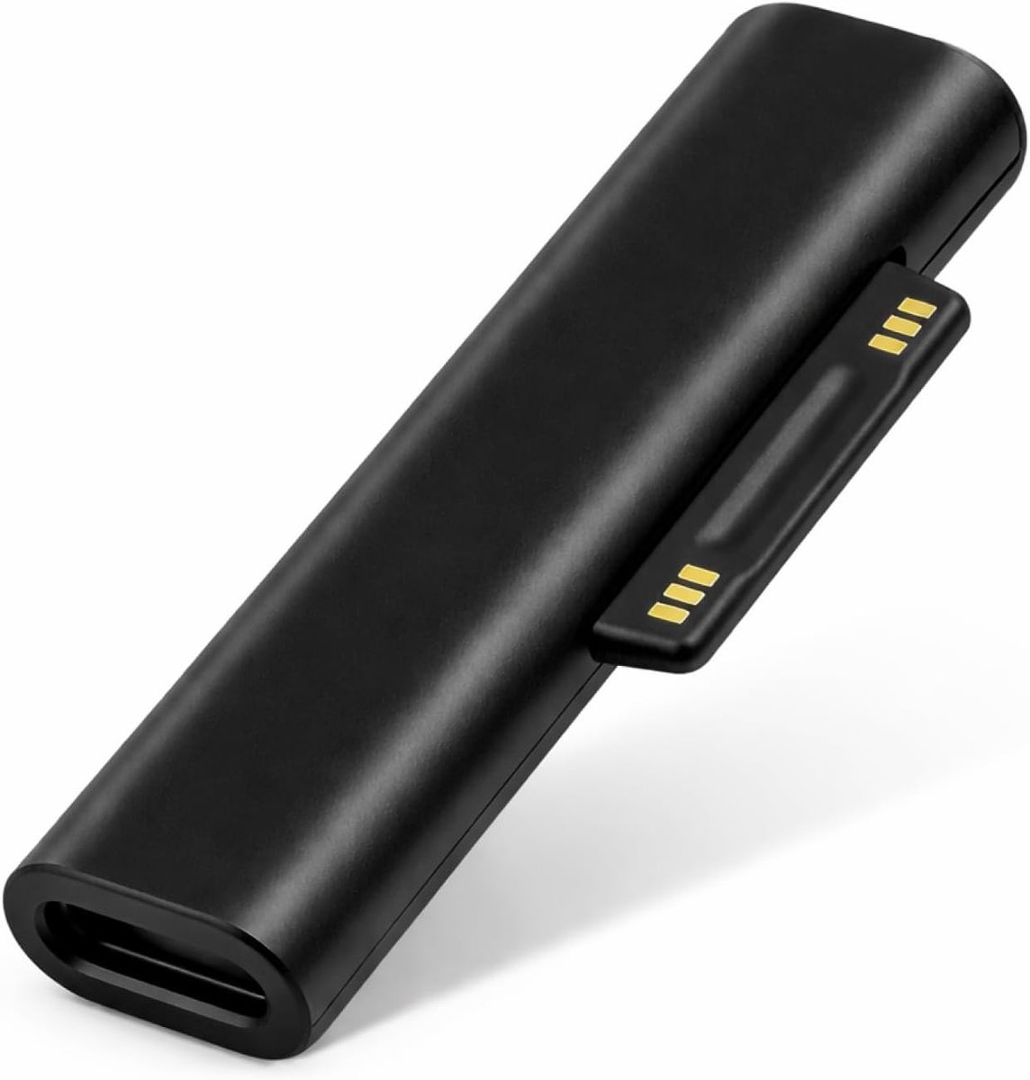 USB-C naar Surface-adapter, vrouwelijke type-C naar Surface-stekker, 65 W, 15 V, 3 A, oplaadadapter voor Microsoft Surface Pro 9/8/7/6/5/4/3/X, voor Surface Go, Surface Book