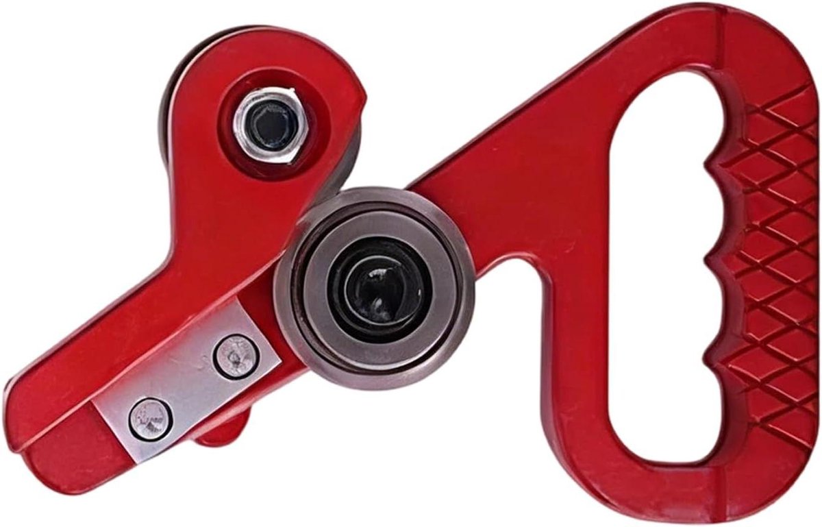 Metaalsnijder - Metaalschaar Trekker - Metaal Bewerken - Dubbelwiel Mechanisme - 30 cm - Rood