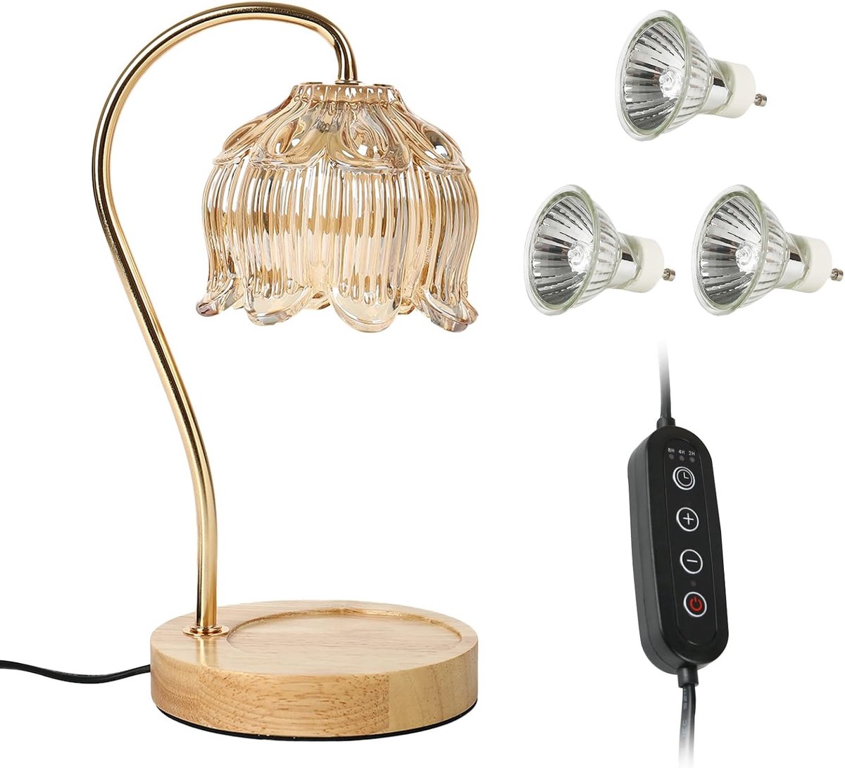 Warmer lamp, diffuserlamp, elektrische kaars lamp warmer, kaarssmeltlamp, vintage nachtlampje, aromatherapie wax smeltlamp, woninginrichting, dimbaar