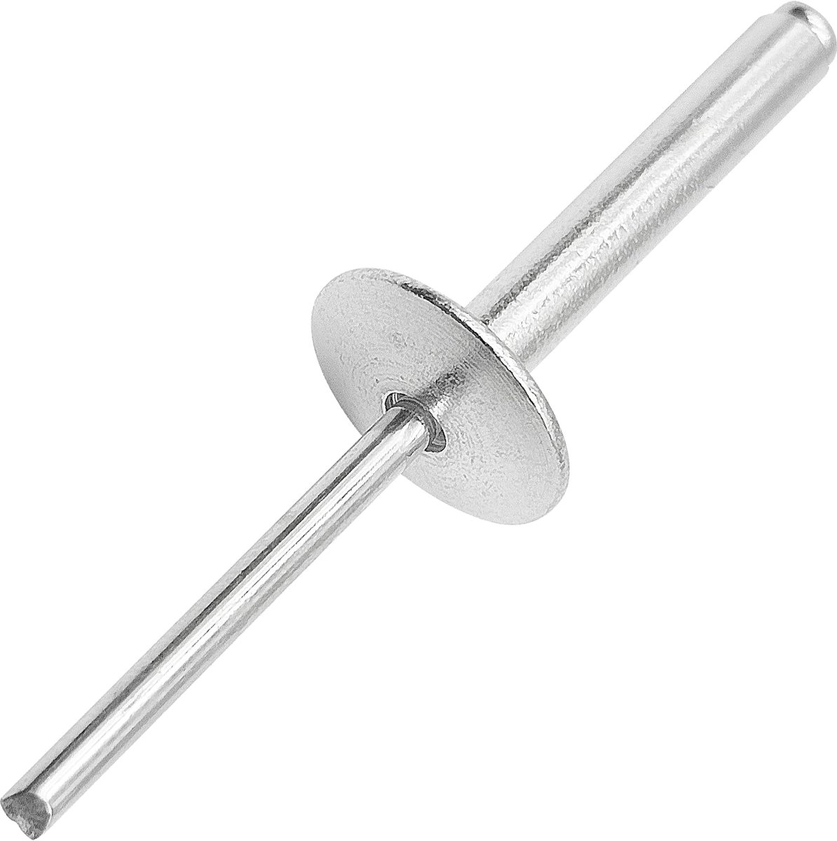 Blinde klinknagels, verlengde lengte, aluminium grote kop stalen schacht doorn lange schacht popklinknagels (4,8 mm x 59,5 mm)