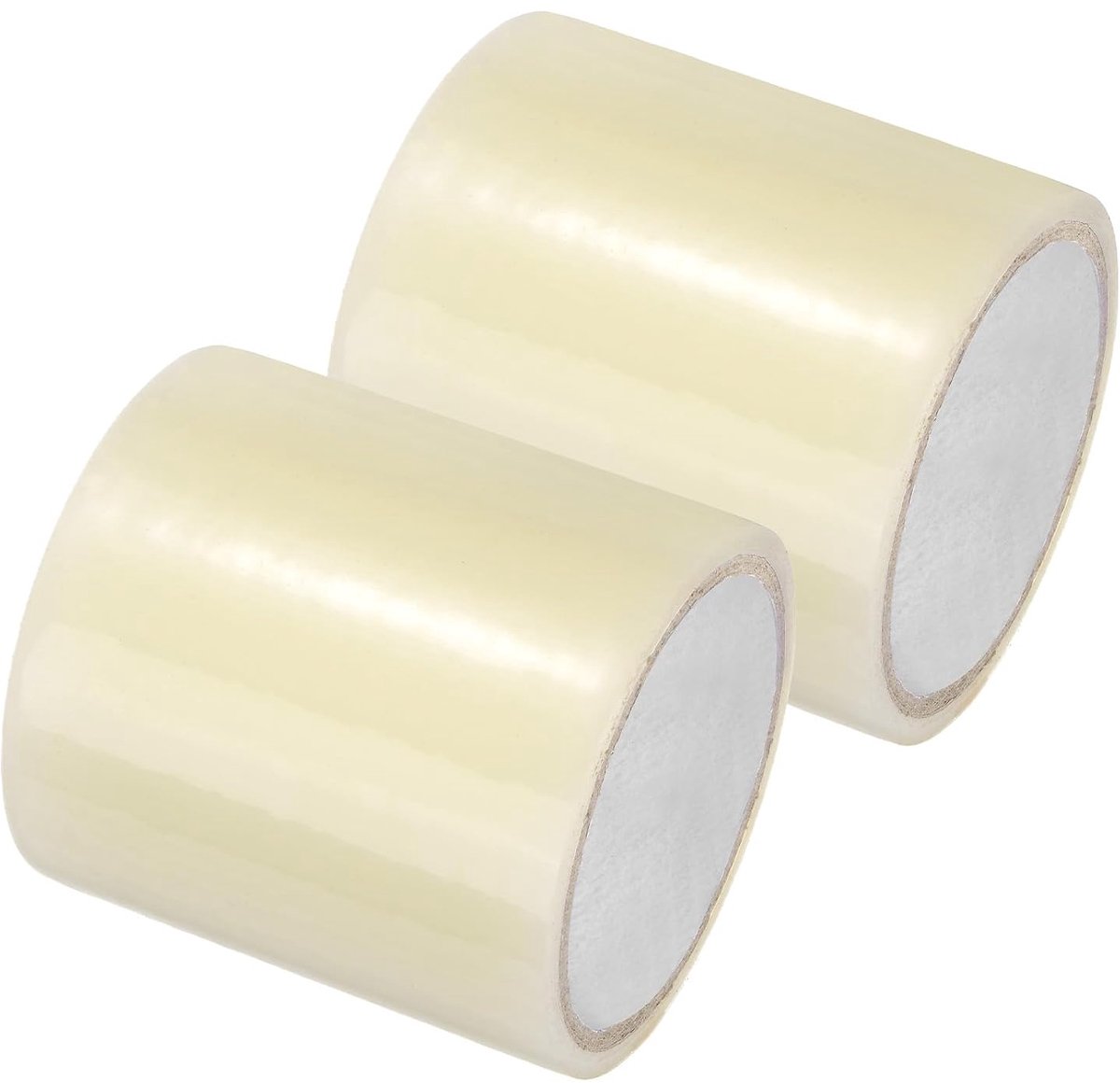 METERXITY 2-pack reparatietape voor kas, 10 cm x 90 cm x 90 cm broeikasreparatietape, 6 mil dikte polyethyleenfilm reparatietape voor groente/tuinkassen vellen [transparant]
