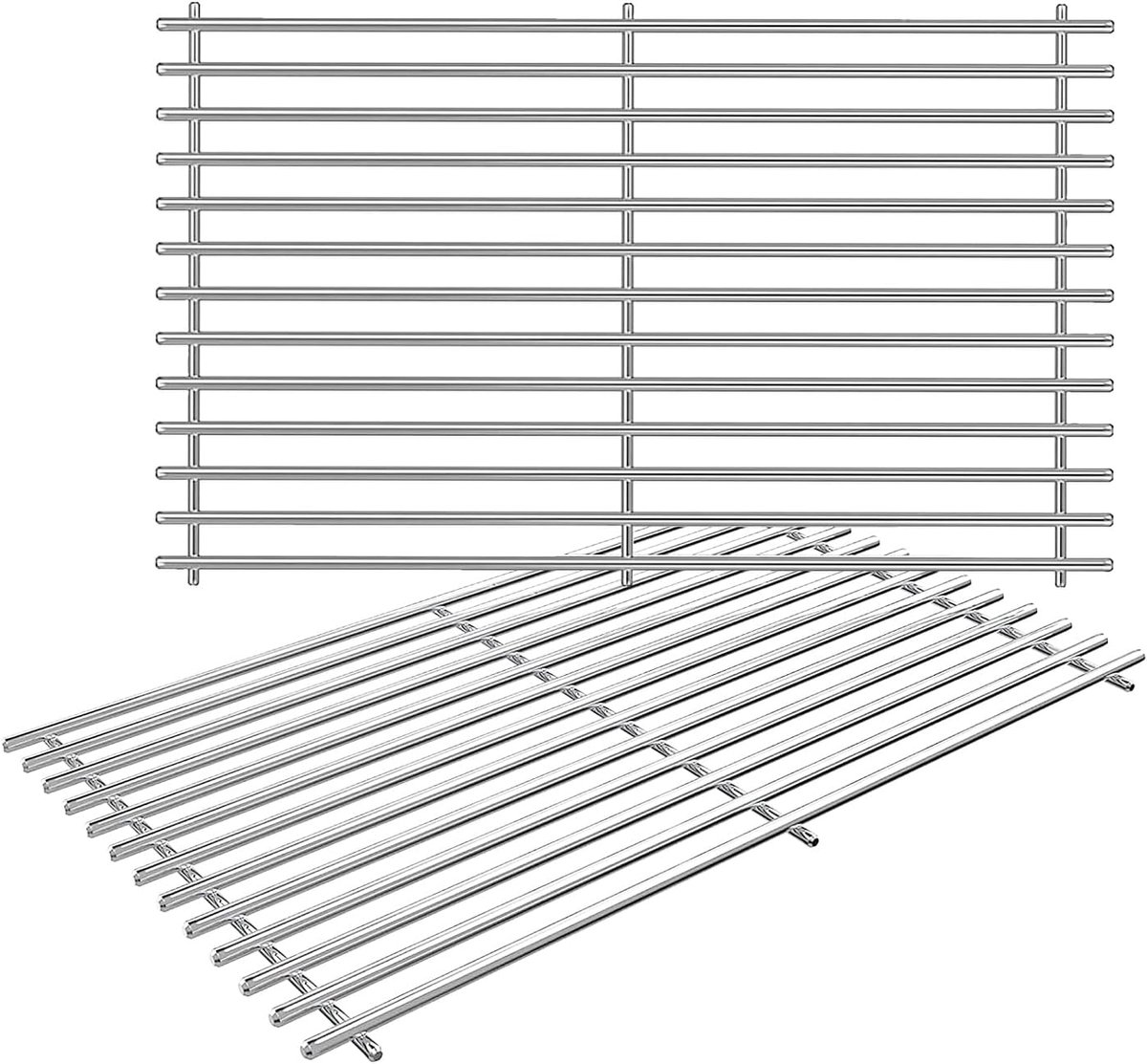 38 X 28.6CM 7521 Kookrooster Roestvrij Staal voor Weber Spirit 200 Serie, Spirit E/S200, E/S210 500, Genesis Zilver A, Kookrooster Onderdelen voor Weber 7522 7523 65904 65905 (met Zijpaneel)