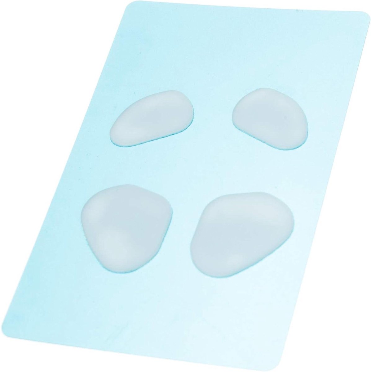 Muisvoeten - Vervangende skates - Gaming precisie - 100% PTFE materiaal - 0.8 mm dikte - Wit