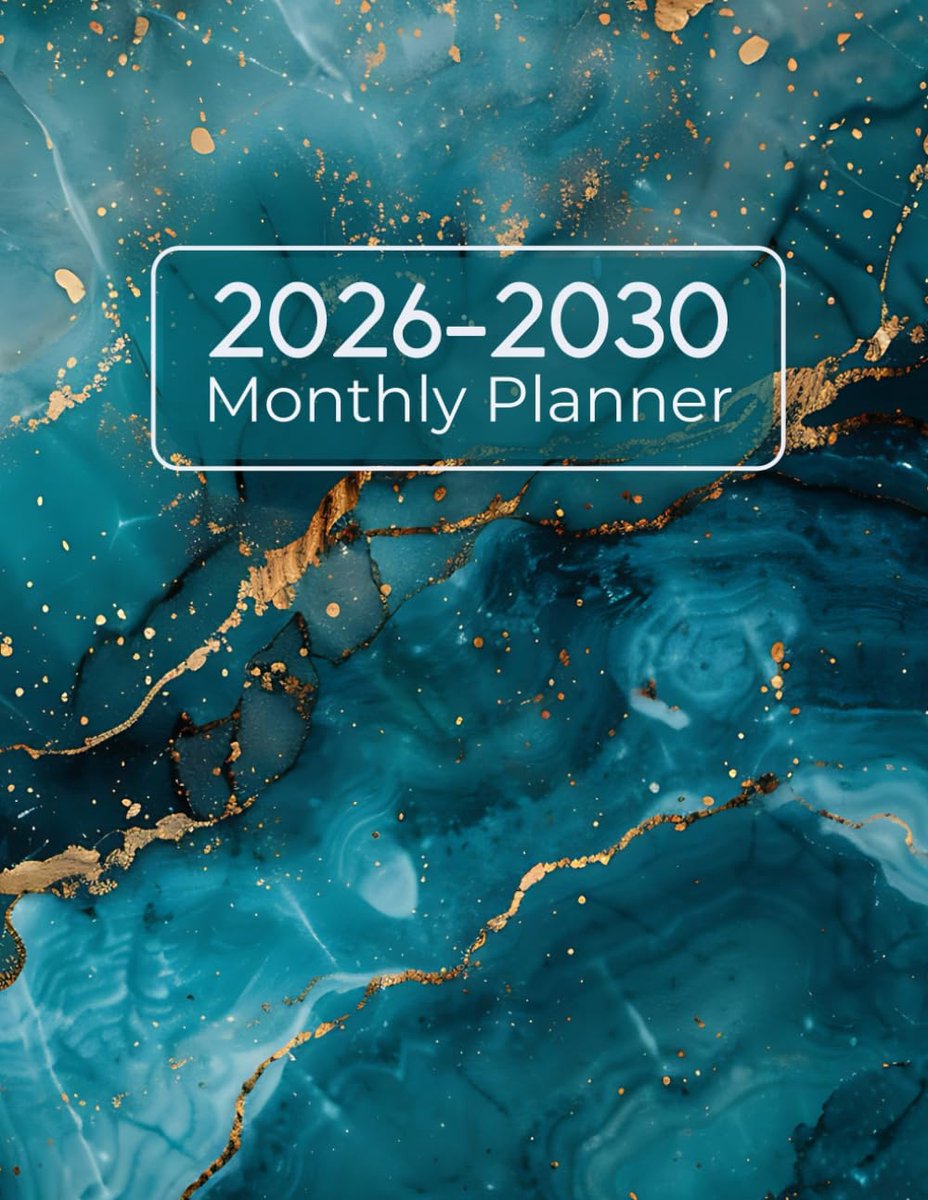 SnelShoppen - 2026-2030 Maandplanner - 5 Jaar Planner met Inspirerende Citaten - Perfect voor Organisatie, Doelen Stellen, en Creatieve Inspiratie