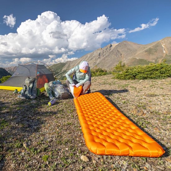 "Big Agnes Zoom UL Insulated Slaapmat - Oranje Regular - 20"" x 72""" van Big Agnes — afbeelding 5