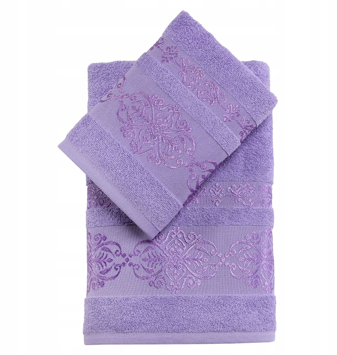 Luxe Katoenen Keukendoek 50x90 cm - Jacquard Weving - Lilac