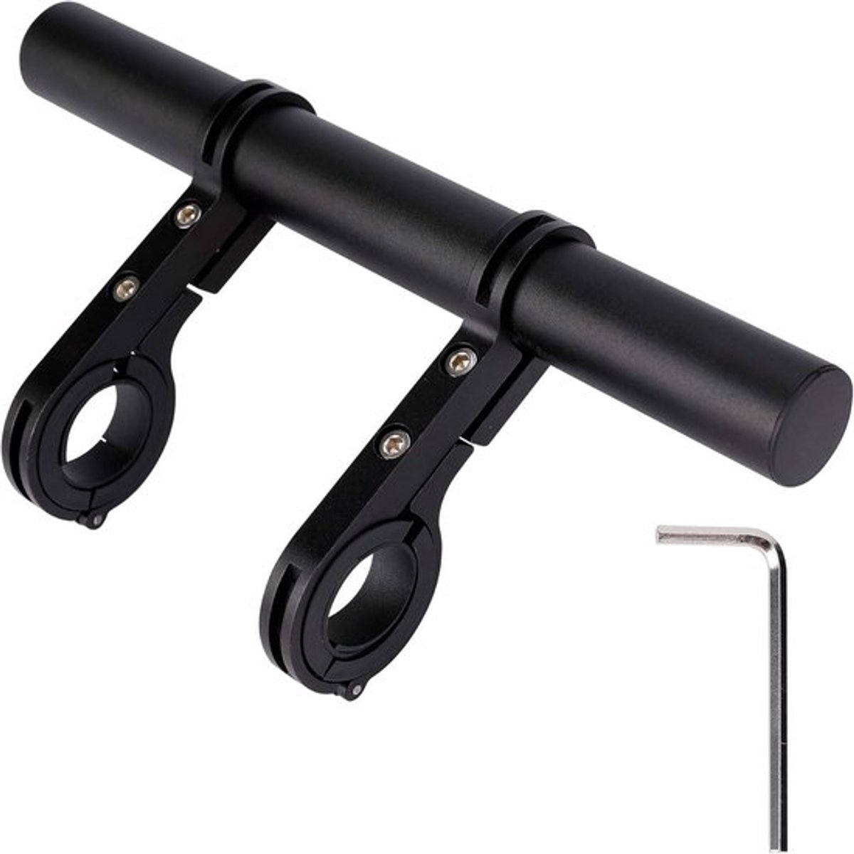 Fietsstuurverlenging – Beugel van aluminiumlegering voor het bevestigen van een fietscomputer, koplamp en GPS, 7,8 inch