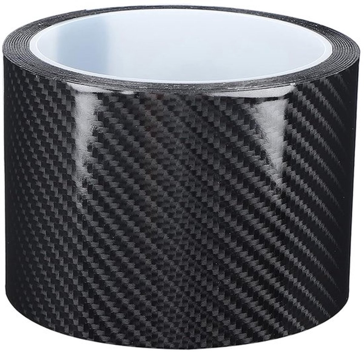 Auto dorpelbeschermer 10 cm x 3 m - Carbon Sticker - Universele autobeschermfolie - Auto Accessoires - Auto dorpelstrips Carbon Sticker - Auto deurdrempelsticker - Koolstofvezel sticker - Krasbestendige - Lakbeschermingsfolie Auto - Zwart