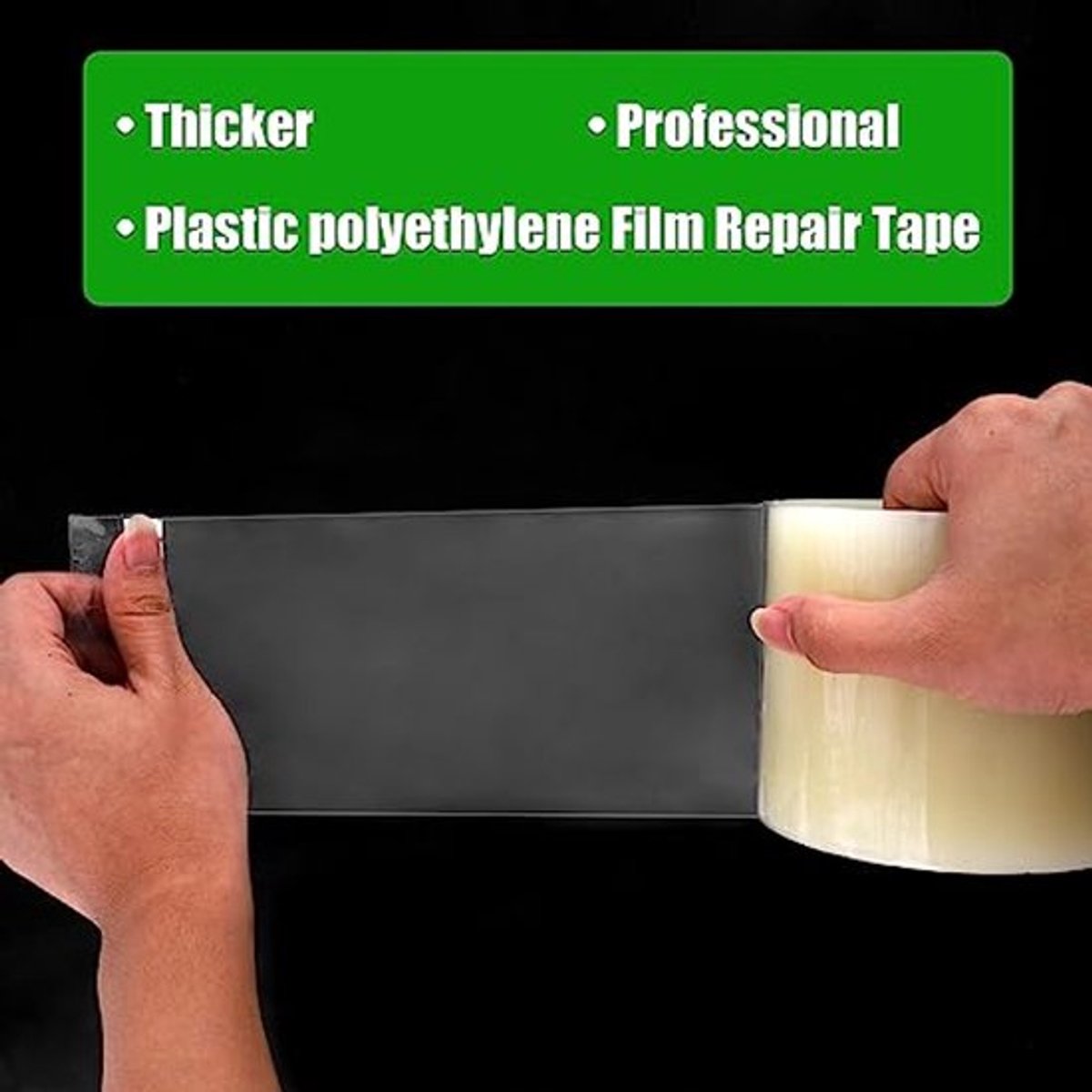 10cm x 50m Greenhouse Tape, 6 Mil Dikte Greenhouse Plastic Folie Tape Film Reparatie Tape Kas Reparatie tape voor het repareren van Greenhouse Films