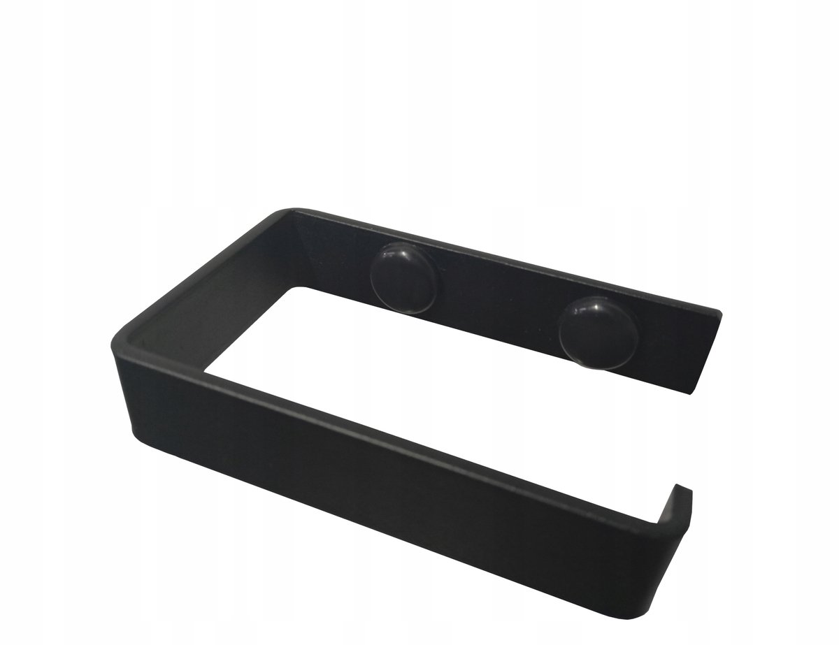 Merkloos Loft Wandhouder Toiletrol - Zwart Metaal