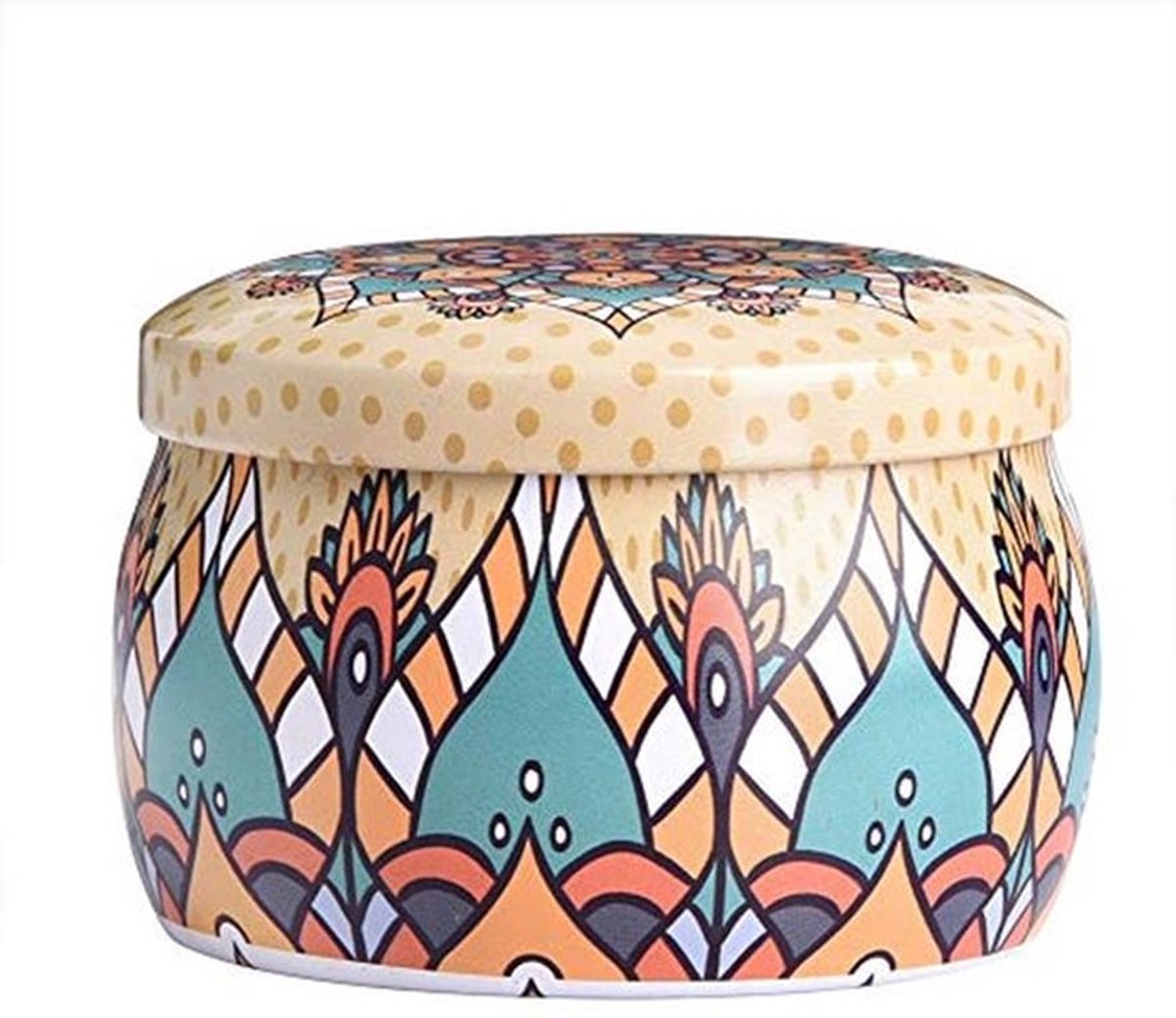Blikopslagdoos Metaal Canister Cans Container met Deksel Thuis Keuken Doos voor Thee Koffie Snoep Sieraden Cadeau(F.)