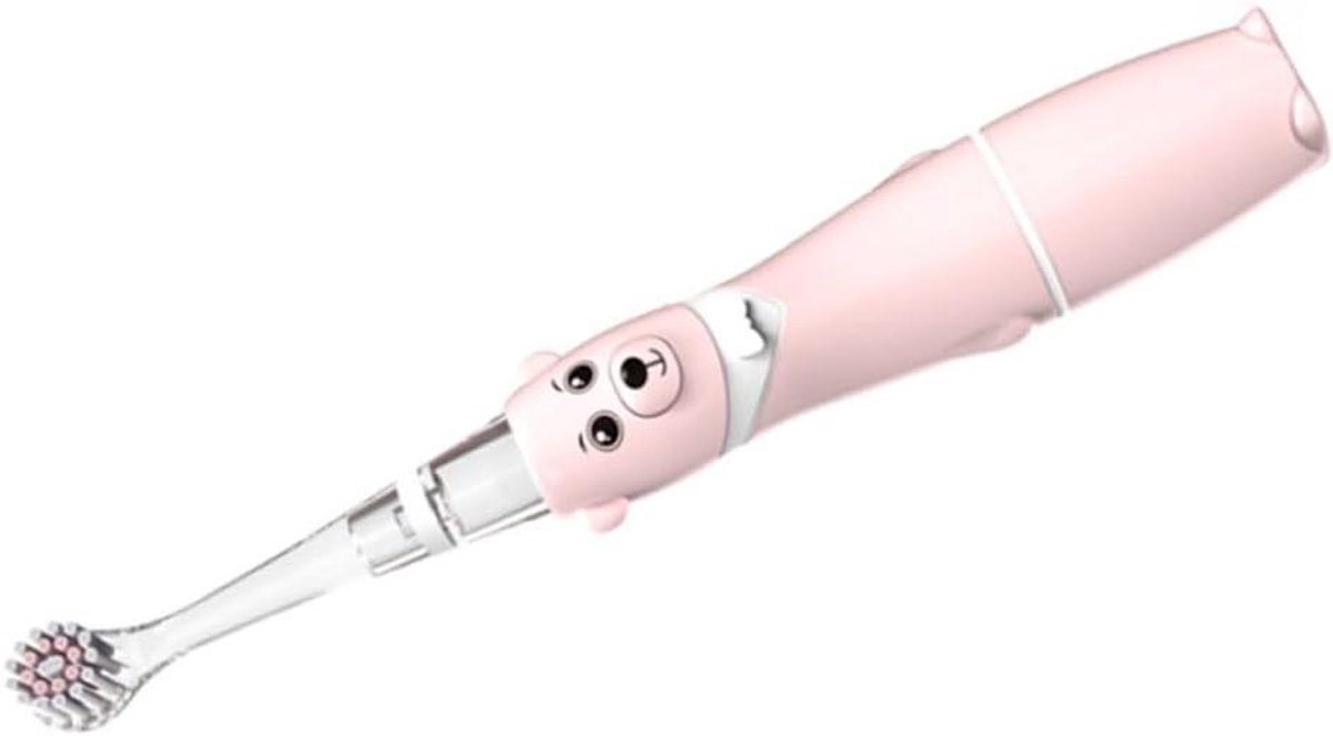 Elektrische Kinder Tandenborstel - Tandenborstel Kind - Tanden Poetsen - Zachte Borstelharen - 16.5 cm - Roze