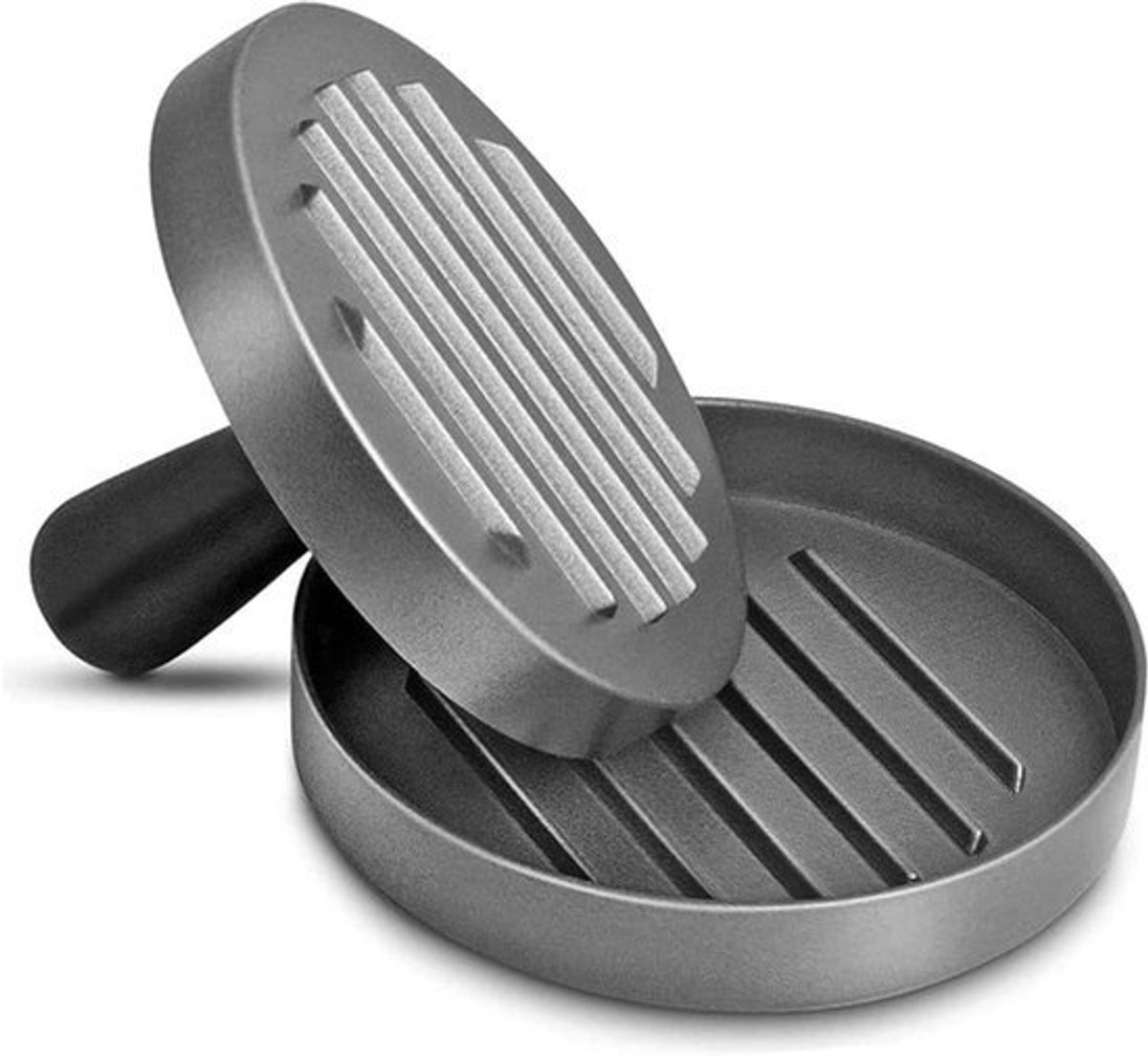Gegoten aluminium hamburgerpers voor rundvlees - Keukengereedschap voor vleespatty's
