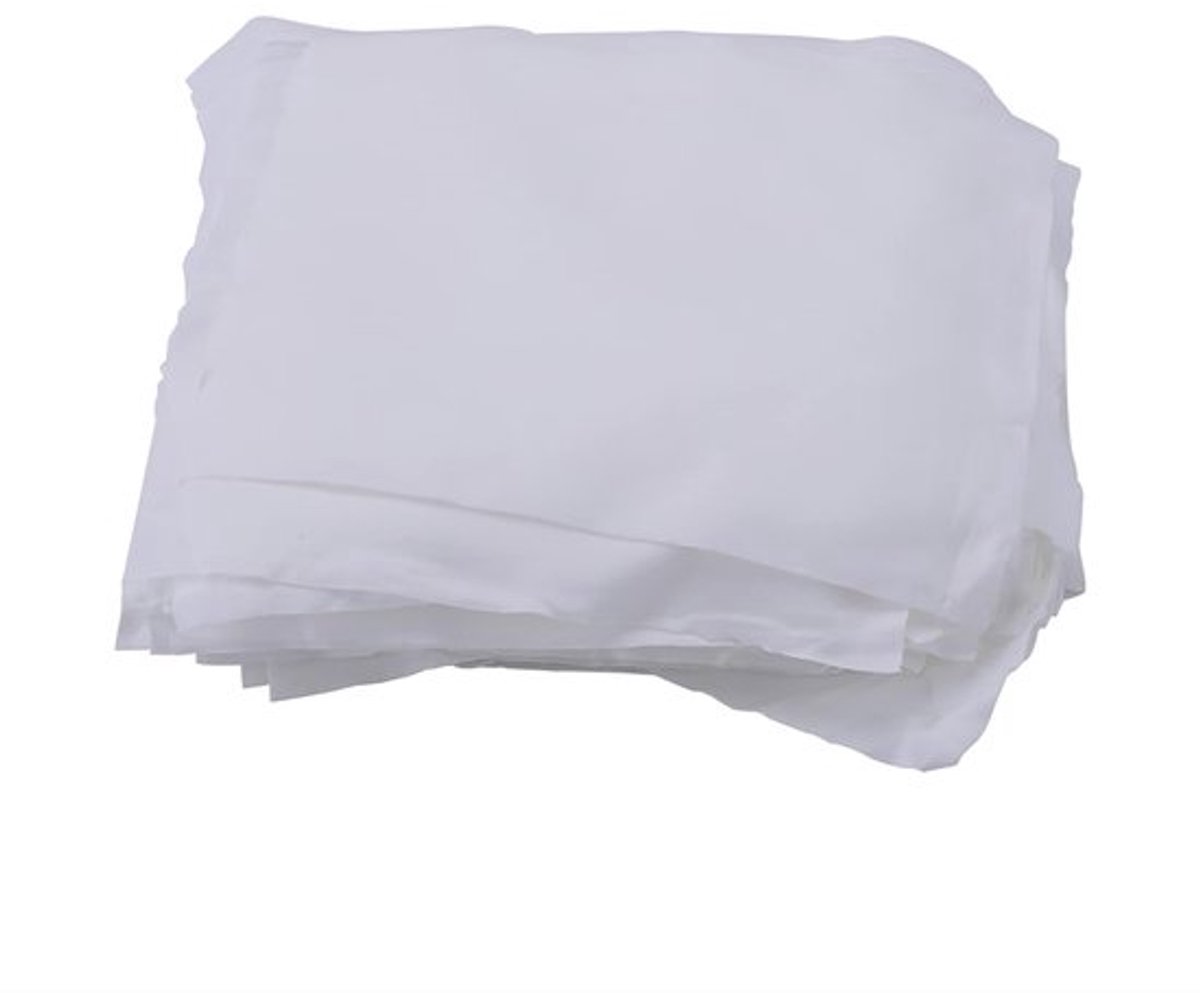 Hoogwaardige microvezeldoekjes, 100 stuks, om stof af te vegen, 6 inch LCD-reparatiedoekje, antistatische microvezeldoek voor de slaapkamer, witte ruitenwissers.