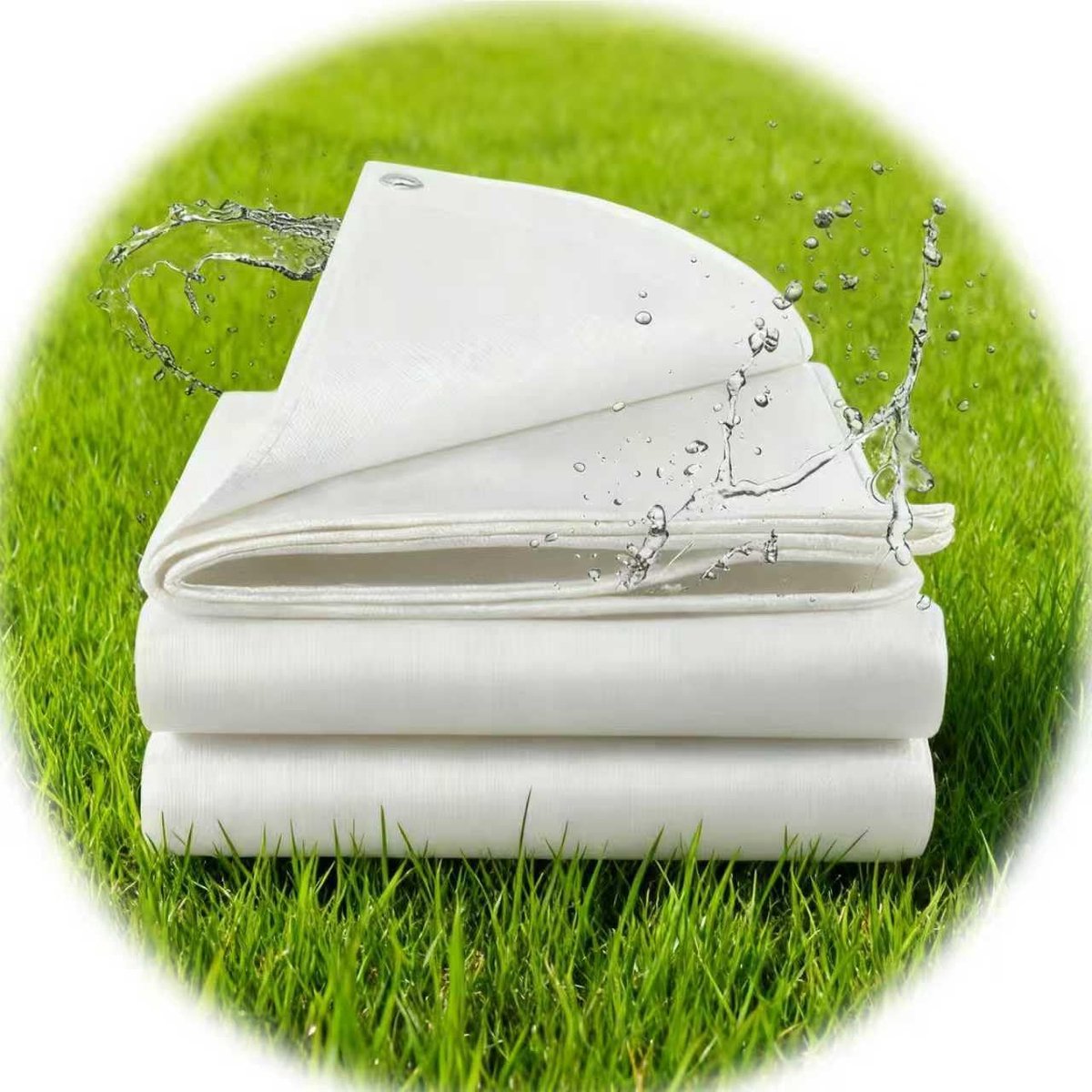 Tarpaulin 3.6 x 4.9 m - Waterdicht 100 g - Scheurbestendig - Ideaal voor camping - ShopVlot