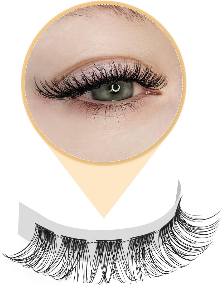 Individuele Wimpers C Curl - Mix 8-16 Segmenten - Natuurlijke Look - Perfect voor DIY Wimperextensions - ShopVlot