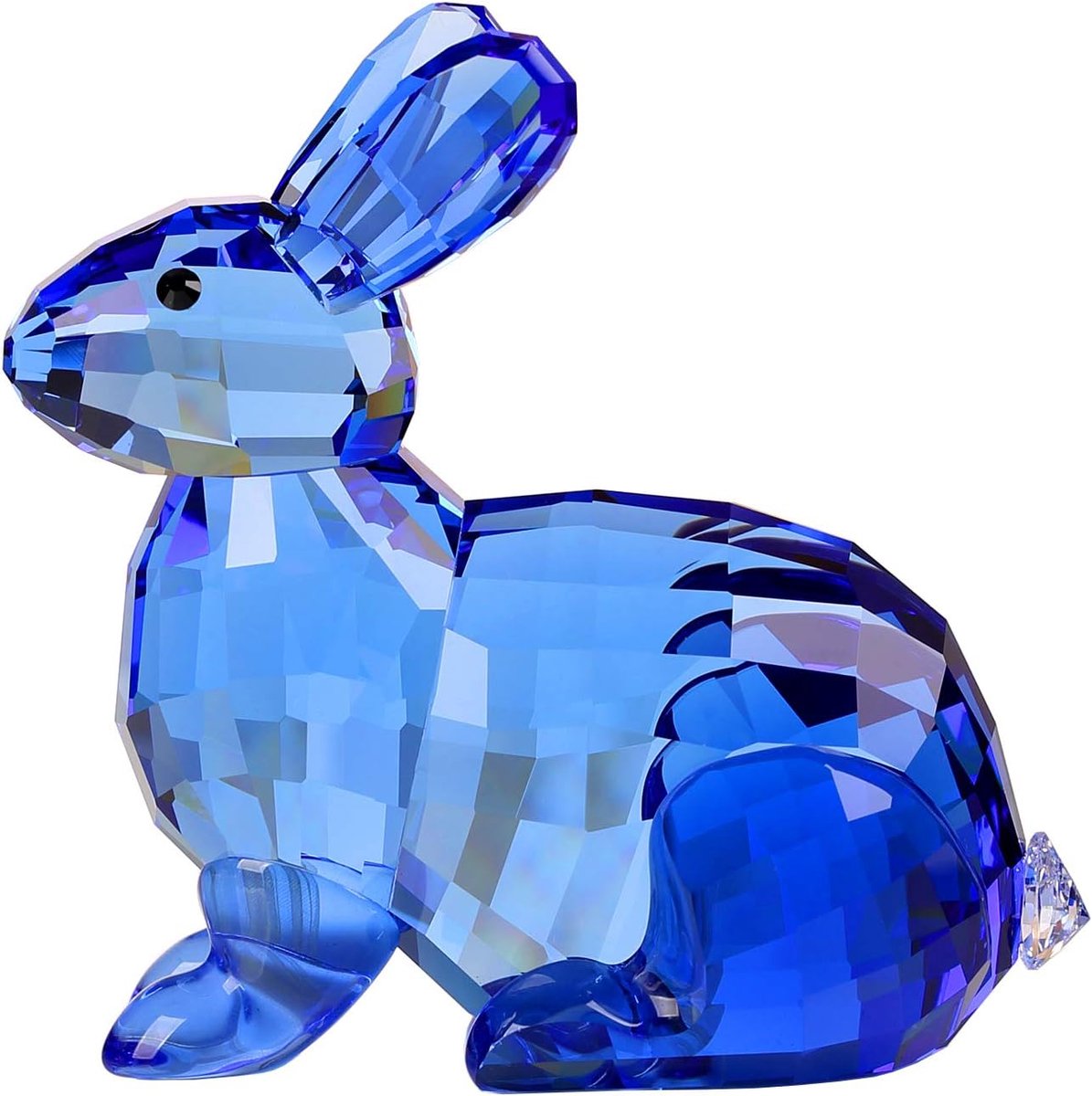 Figurine Konijn - K9 Kristal - Schattig Blauw - Perfect als Cadeau - ShopVlot