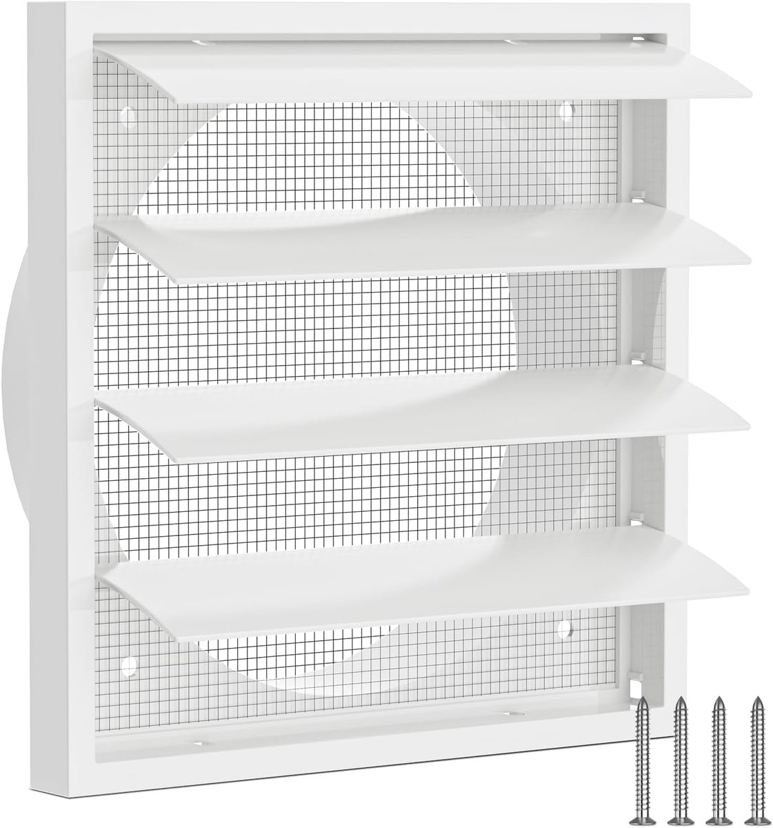 Ventilatie grille 150 mm - kunststof - anti-insecten rooster - ideaal voor afzuigkap - ShopVlot