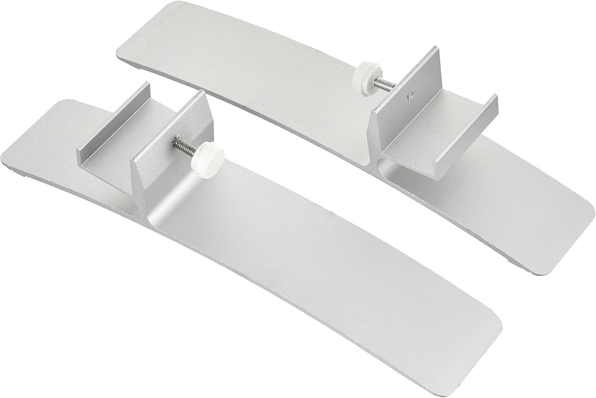 Standvoeten voor infraroodverwarming - 2 pack - aluminium - flexibele oplossing voor vrijstaand gebruik - ShopVlot