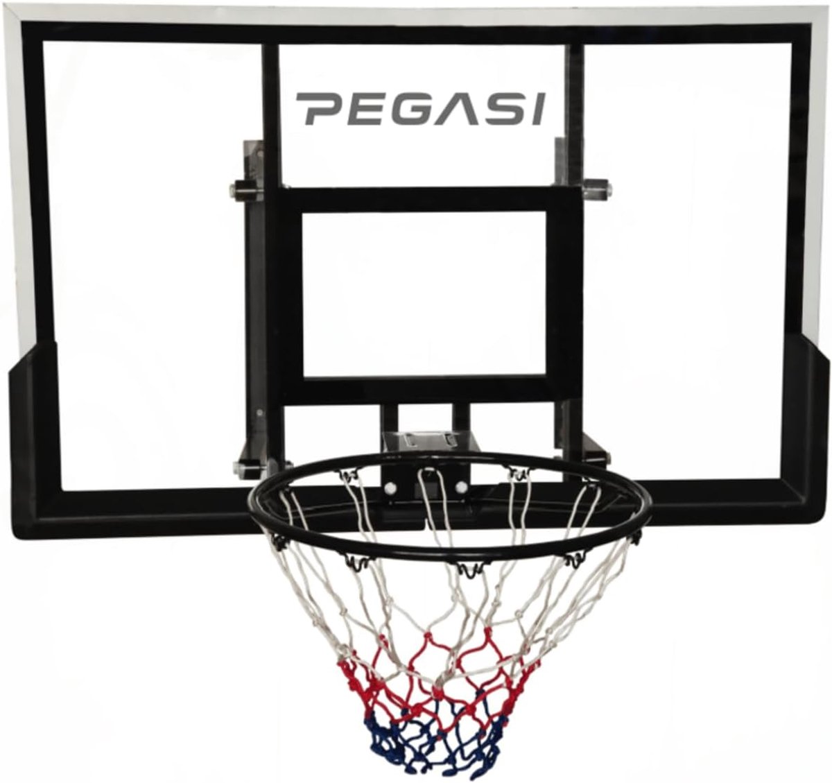Basketbalbord 48x82cm - weerbestendig kunststof - met veer-ring - ideaal voor thuisgebruik - ShopVlot
