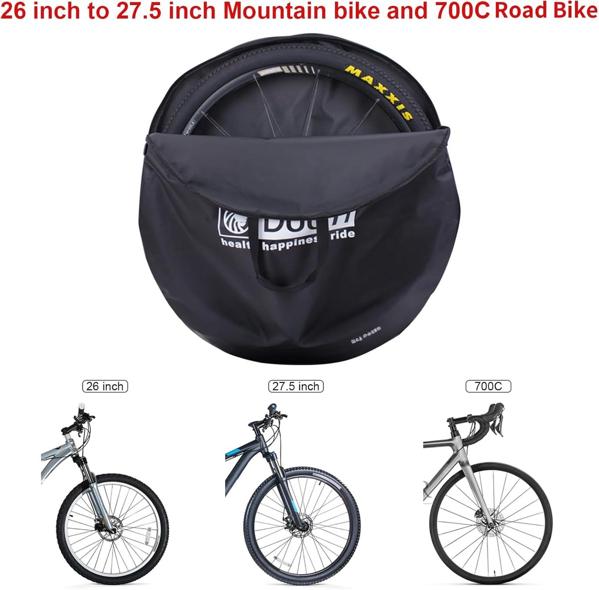 Waterafstotende Fietstas voor MTB en Racefiets Wielen - Fiets Transport- en Wieltas