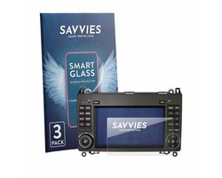 3 Stuks Savvies Screenprotector - geschikt voor Erisin ES5572B 7" - beschermfolie glas transparant