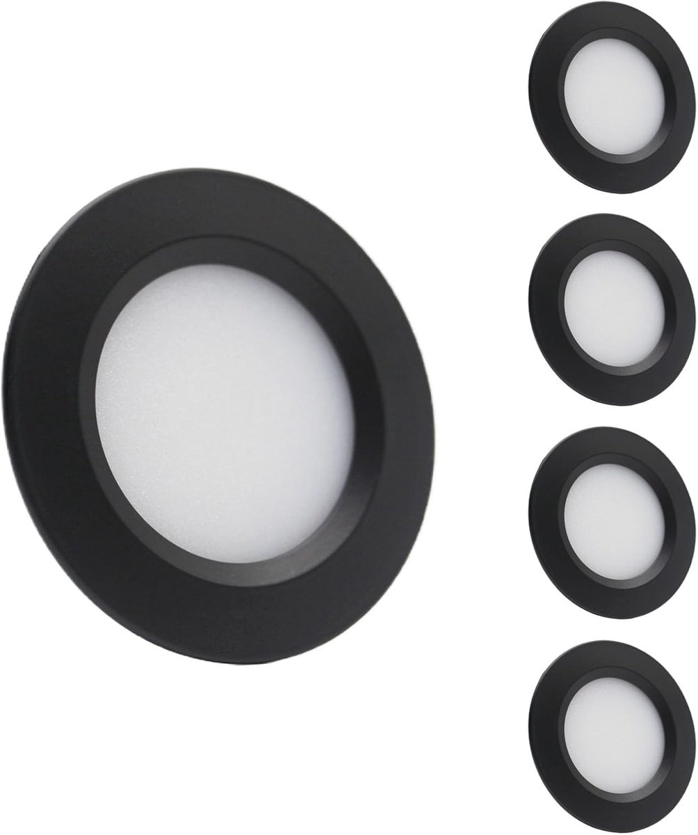 Inbouwverlichting LED 12 V - Dimbaar 3 W - 6000 K Wit Licht - Ideaal voor Camper en Boot - ShopVlot
