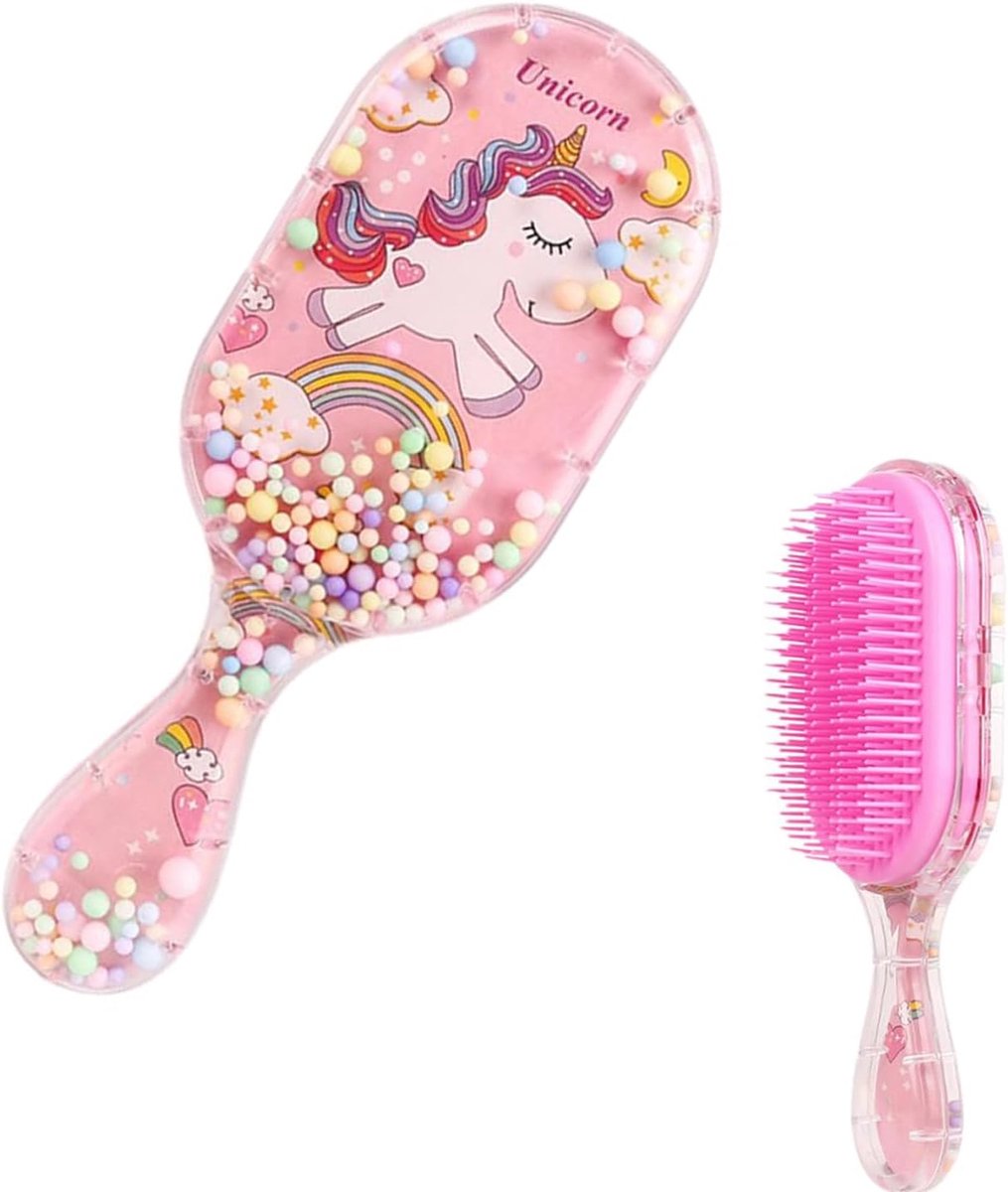 Cartoon Air Cushion Comb, No Pulling, Massage Comb, Detangling Brush for Kids and Girls, Perfect for Curls and Thick - ShopVlot