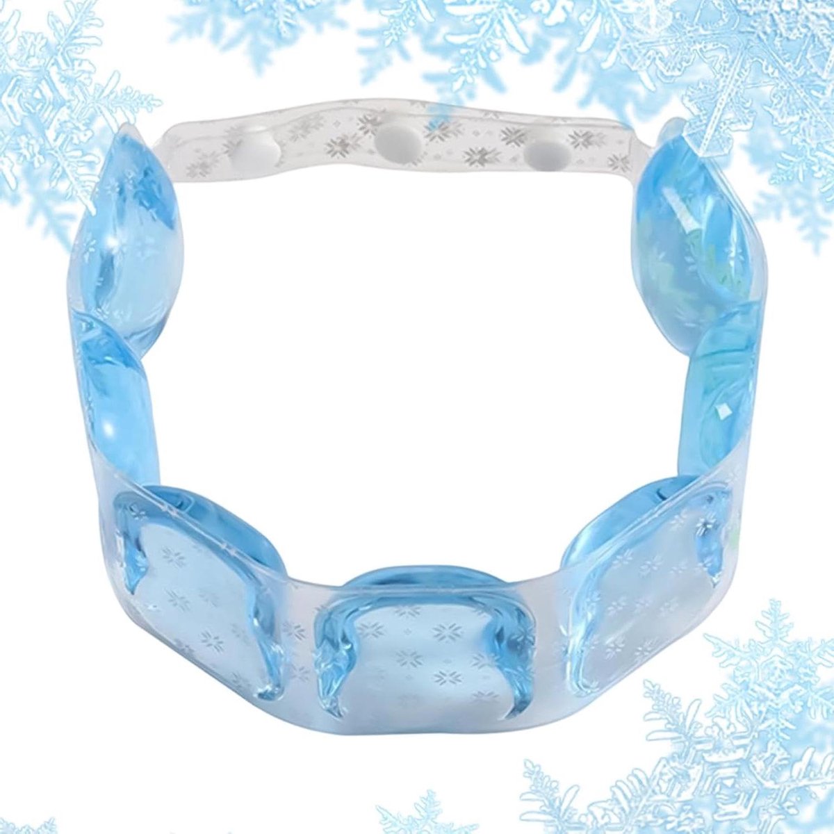 Nek Koelbuis - Verkoelende omslag - Warmte Regulatie - Herbruikbaar Fase Materiaal - 30 x 10 x 6 cm - Blauw