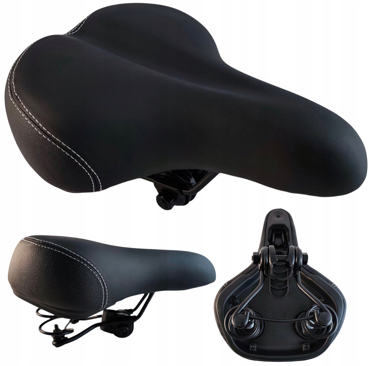 Comfortabel Gel Fietszadel - Zacht & Geveerd voor MTB/Trekking
