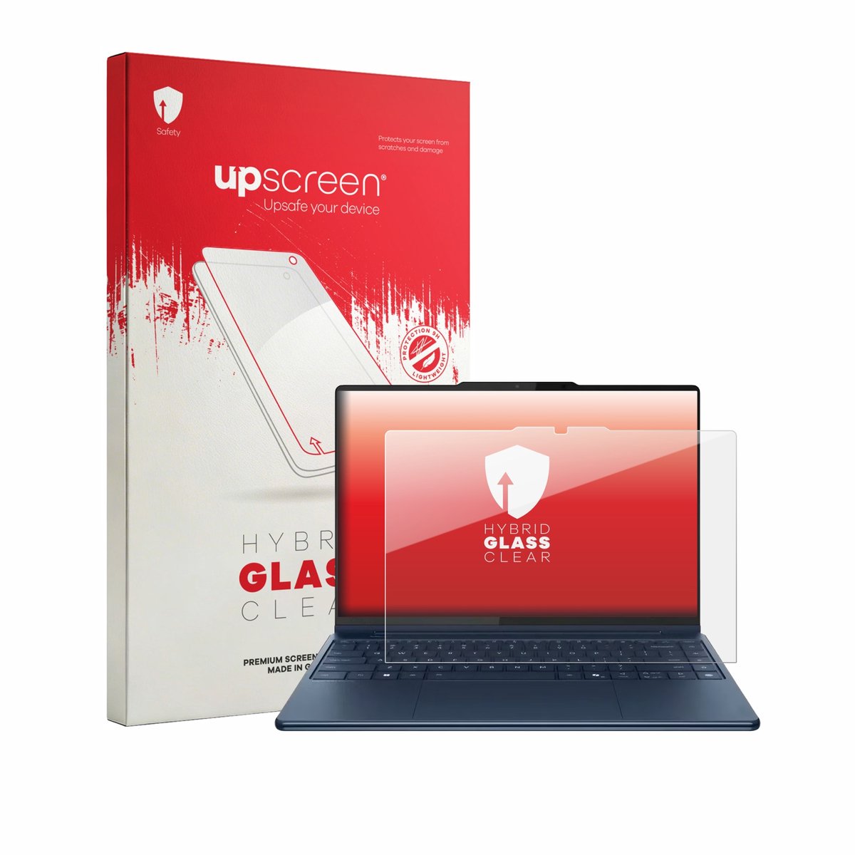 upscreen - Screenprotector voor Lenovo Yoga Pro 9 16 Gen 10 - Folie Beschermfolie Beschermglas transparant
