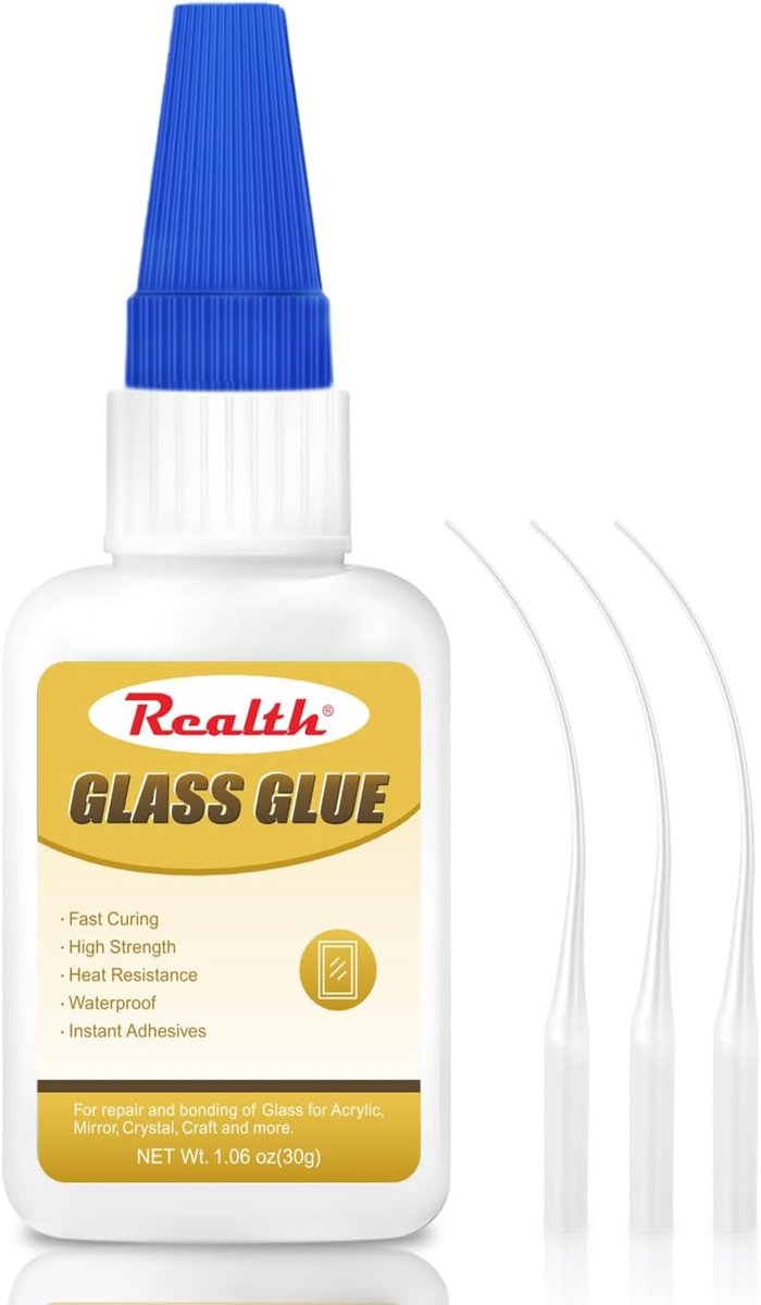 Glaslijm 30 g Sterke Transparante Lijm - Direct Droog - Waterdicht - Ideaal voor Glas en Acryl - ShopVlot