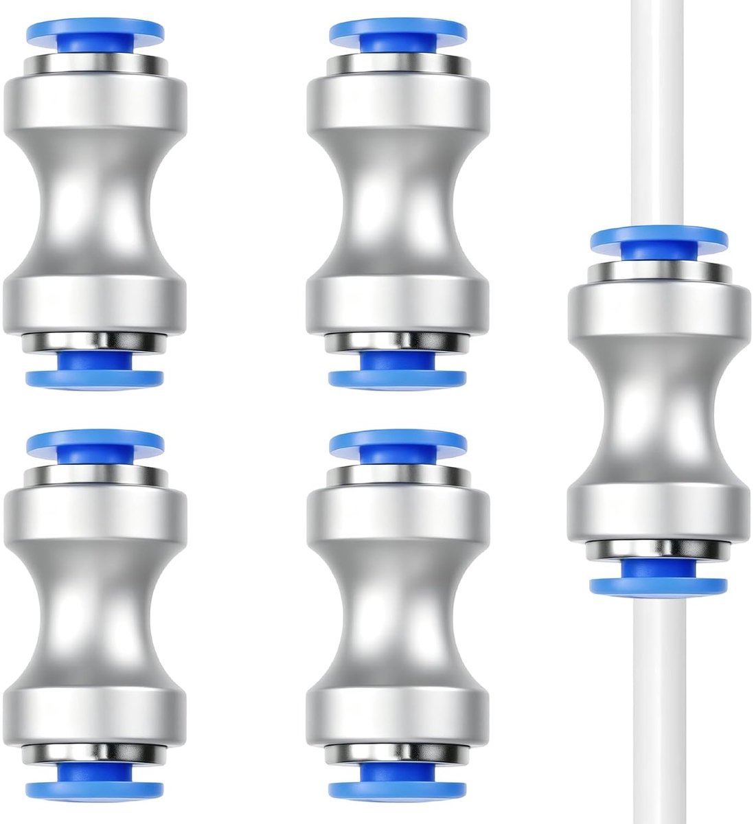 Pneumatische connectoren 13 mm - Teflon toevoerbuisaansluitingen - Voor Bambu 3D-printers - ShopVlot