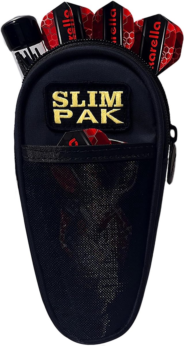 Dart tas slim - ruime editie - met dartbuizen - beschermt set en accessoires - ShopVlot