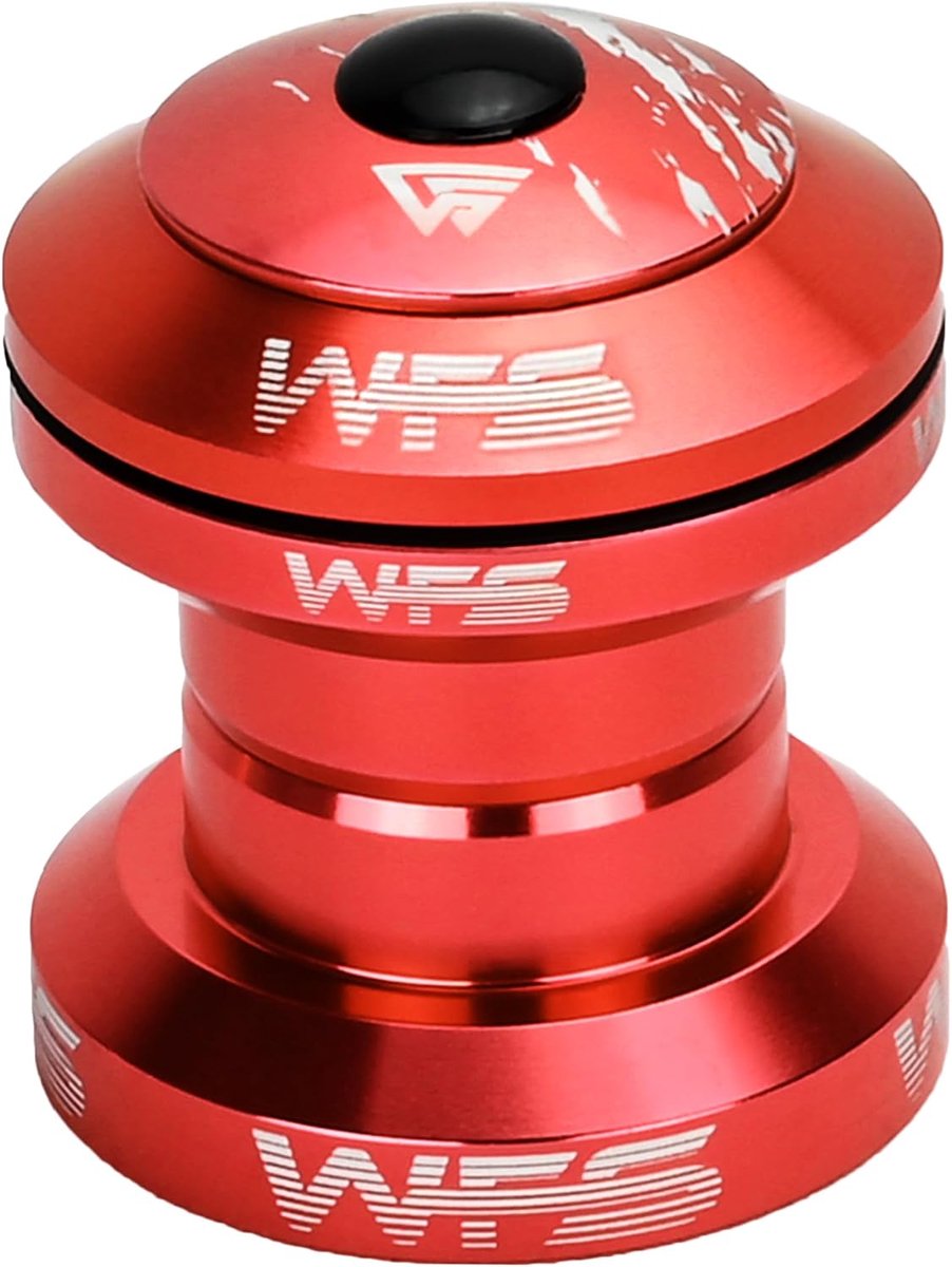 CNC Alloy Threadless Headset 1 Inch - Rood - Lichtgewicht 120g - Perfect voor fietsprojecten - ShopVlot